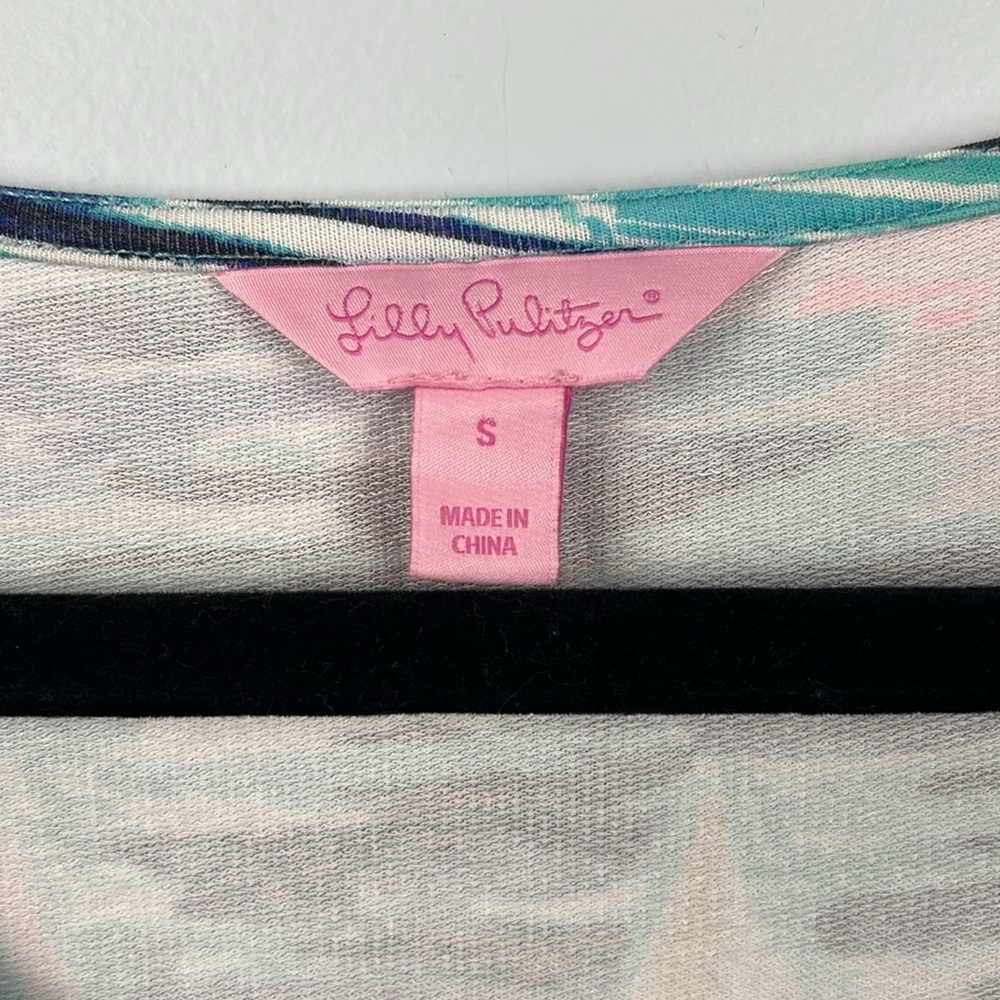 Lilly Pulitzer Tammy UPF 50 Pier Pressure sailboat 3/4 sleeve casual dress - Picture 3 of 11